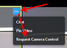 Request camera control